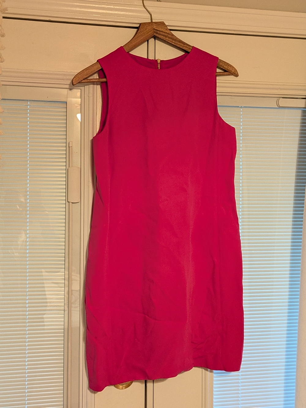 Vince Sleeveless Fuchsia Sheath Dress